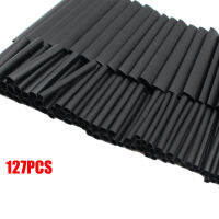 127Pcs Heat Shrink Tube Sleeving Tubing Assortment Kit การเชื่อมต่อไฟฟ้าสายไฟห่อสายเคเบิลการหดตัวกันน้ำ2:1