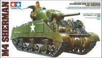 รถถังประกอบ  M4 Sherman Tank 1/35 Tamiya