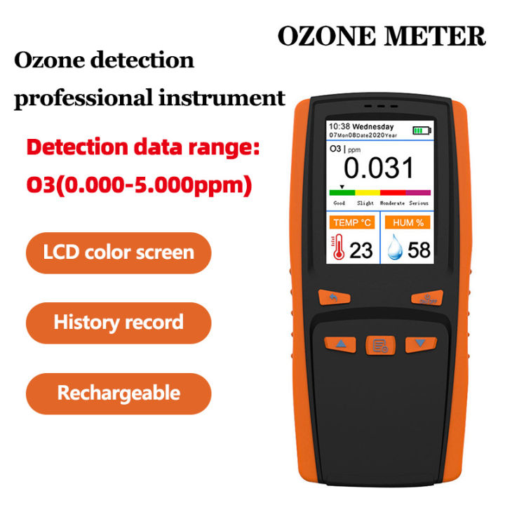 Portable Ozone Analyzer O3 Ozone Gas Detector Intelligent Sensor Ozone Meter Dm509 O3 O3 5397