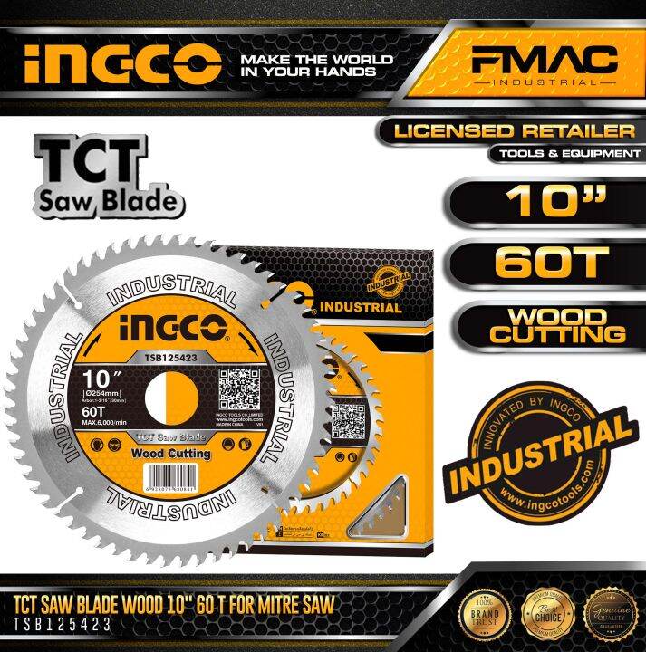 INGCO TCT Saw Blade Wood 10