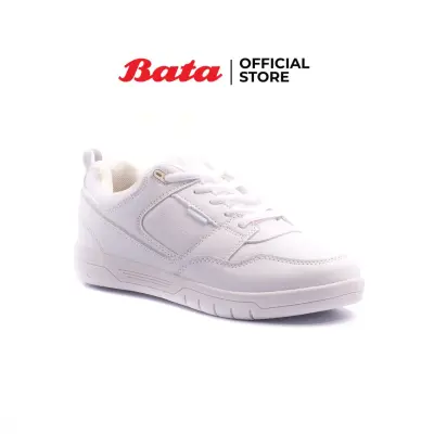 BATA B-First SPORTS antibac WHITE PVC รองเท้านักเรียนผ้าใบ แบบแปะ สีขาว รหัส 4291122 School BATA B-First SPORTS antibac WHITE PVC รองเท้านักเรียนผ้าใบ แบบแปะ สีขาว รหัส 4291122 School