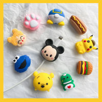 Cute USB Cable Protection Sleeve Cartoon for Apple Data Cable Anti-Folding Break Artifact Mobile Phone Winder Universal