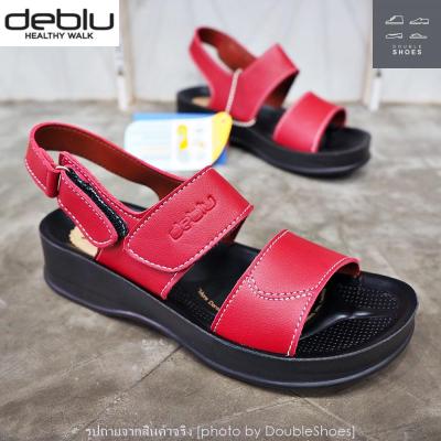 รองเท้าแตะรัดส้นผู้หญิง รองเท้าเพื่อสุขภาพ Deblu รุ่น L873S(สีแดง) ไซส์ 36-41