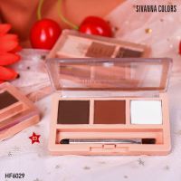 Sivanna Colors In The Peach Peach Pro Eyebrown (1.8gx3) HF6029 ที่เขียนคิ้ว สิวันนา พาเลทคิ้ว