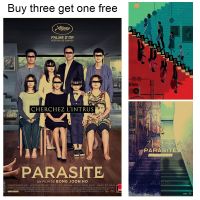 Parasite Retro Movie Poster-พิมพ์ผ้าใบคราฟท์ A3 &amp; A4-Vintage Wall Art สำหรับห้องนอน,Study Room Decor