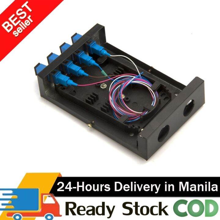 [Hot sales] ♣ 【COD】Fiber Optic (ODF / Patch Panel) - 4 Ports With ...
