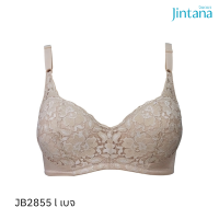 Jintana เสื้อชั้นใน (เสริมโครง) รุ่น Basic Bra รหัส JB2855 สีเบจ