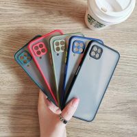 ส่งจากไทย เคสกันกระแทก เคสโทรศัพท์ Realme 9i Realme8 C12 C11 2021 C35 C25 C21 C20 C21Y Realme5 5S 5i Narzo 50i Narzo 50A เคสขอบสีหลังด้าน ขอบนิ่มหลังแข็ง ปุ่มสีผิวด้าน