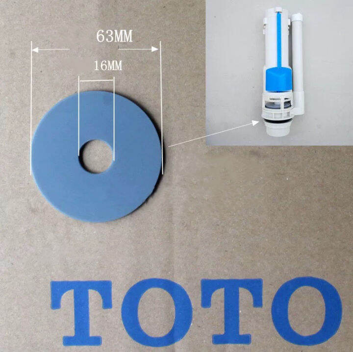 Toilet Cistern Flush Valve Silicone Rubber Seal Lazada