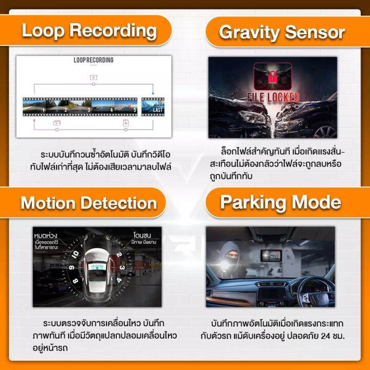 ประกัน-3-ปี-กล้องติดรถยนต์-มีการรับประกัน-2กล้อง-หน้า-หลัง-4-5-นิ้วหน้าจอสัมผัส-กล้องหน้ารถ-car-camera-full-hd-1080p-กล้อง-wdr-hdr
