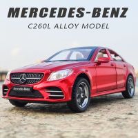 2021ใหม่รถโมเดล Diecast 1:32โลหะผสมขนาดเล็ก Mercedes Benz C260L รถโลหะดึงกลับสำหรับของขวัญเด็กของเล่นสะสม