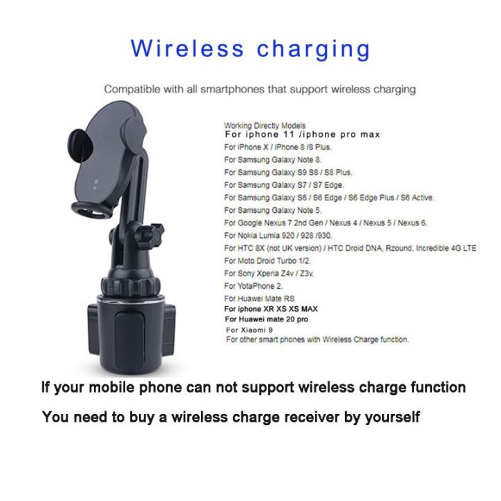 inter-universal-car-qi-15w-wireless-charger-cup-mobile-phone-holder-mount-automatic-infrared-smart-sensor-clamping-mount
