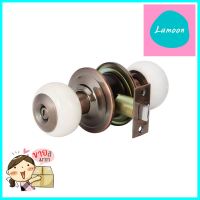 ลูกบิดห้องน้ำ หัวจัน HAFELE 489.93.716 สีหินอ่อนขาว+สีทองแดงรมดำPRIVACY DOOR KNOB HAFELE 489.93.716 ROUND HEAD WHITE MARBLE+ANTIQUE COPPER **สอบถามเพิ่มเติมได้จ้า**