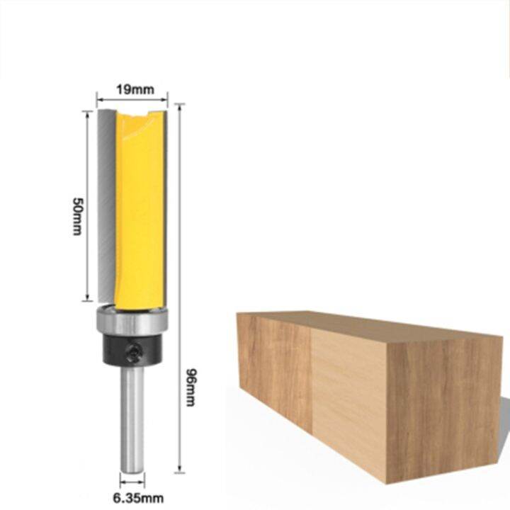 1pc-1-4-นิ้ว-shank-flush-trim-router-bit-pattern-bit-top-bottom-bearing-1-2-blade-template-เครื่องตัดมิลลิ่งไม้