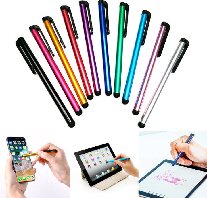 mt028-ราคาส่ง-พร้อมส่ง-ปากกาทัชสกรีน-ปากสัมผัสหน้าจอ-stylus-pen-ใช้ได้กับมือถือและแท๊บแล๊ตทุกรุ่น-สุ่มสี