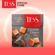Trà đen Tess Caramel Charm vị kem và kẹo caramel 20 gói hộp