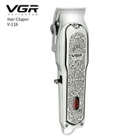 Original VGR V-116 Zero ปรับชาร์จซ้ำได้อย่างมืออาชีพผม Trimmer โลหะตัดผมใช้