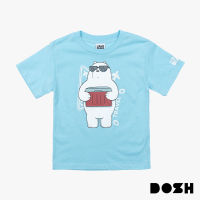 DOSH KIDS UNISEX T-SHIRTS WE BARE BEARS เสื้อยืดคอกลม แขนสั้น เด็กชาย-เด็กหญิง FLWBBT5000-LB