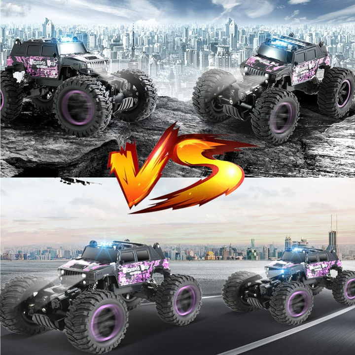 songtai-remote-control-car-purple-rc-truck-4x4-off-road-waterproof-function-360-rotation-suitable-for-boys-girls-adult-and-childrens-toy