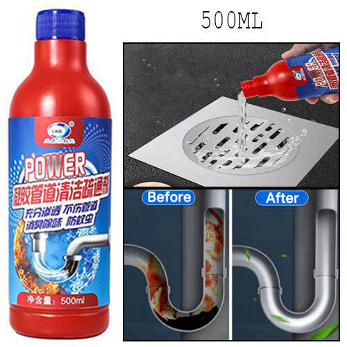 CLOG REMOVER/CLEANER Quick Dredge Liquid for Clogged Drainer Kitchen