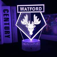 WATFORD Bull Head Pattern 3D LED Lamp Visual Illusion Acrylic Light Guide Plate White Cracked Base for Festival Birthday Gifts