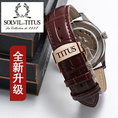 [Hot Sale] Titus watch with mens and womens leather strap for ever