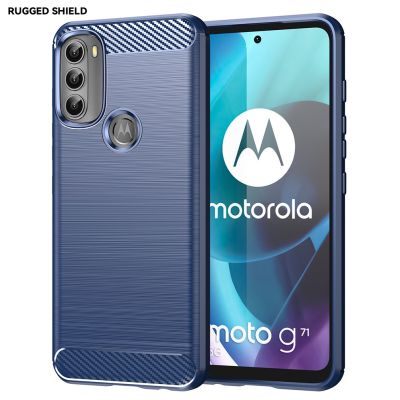 ฝาครอบเคสมือถือซิลิโคนนิ่มสำหรับ Motorola G71 5G,เคส5G คาร์บอนไฟเบอร์กันกระแทก G71 Motorola 5G
