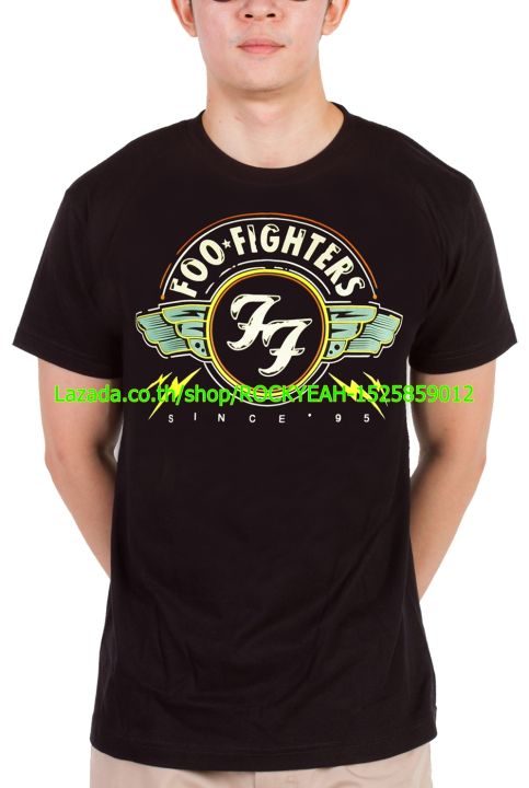 เสื้อวง-foo-fighters-เสื้อเท่ห์-แฟชั่น-ฟูไฟเตอส์-ไซส์ยุโรป-rdm1665