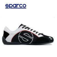 SPARCO รองเท้าแข่งต่ำด้านบนผู้ชายและผู้หญิงขับรถโกคาร์ทโฟร์ซีซั่สันทนาการกีฬารองเท้าเดี่ยวหนัง