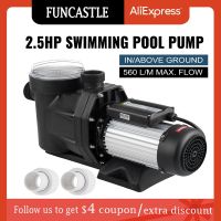 2.5HP Swimming Pool Pump w Sand Filter High Flow Water Pump 1850W Hot Tub Marine Aquarium Pump For Clean Swimming Pool