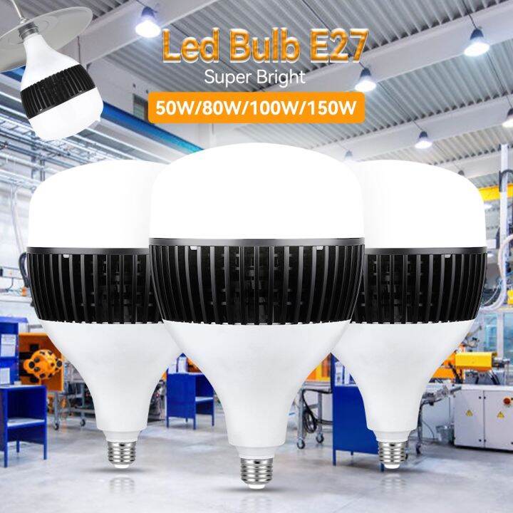 Hot sale Led Bulb E27 Super Bright 150W 100W 80W 50W Light Bulbs High