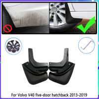 4 PCS Car Mud Flaps for Volvo V40 2013~2019 2014 2015 2016 2017 2018 Mudguard Splash Guards Fender Mudflaps Auto Accessories