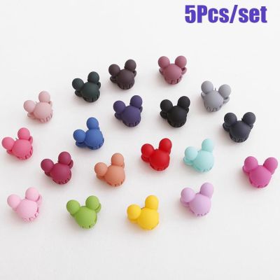 5Pcs Cute Shape Children Girls MINI Hair Claw Small Hairclip Clamp Barrettes BB Hairpins Accessories