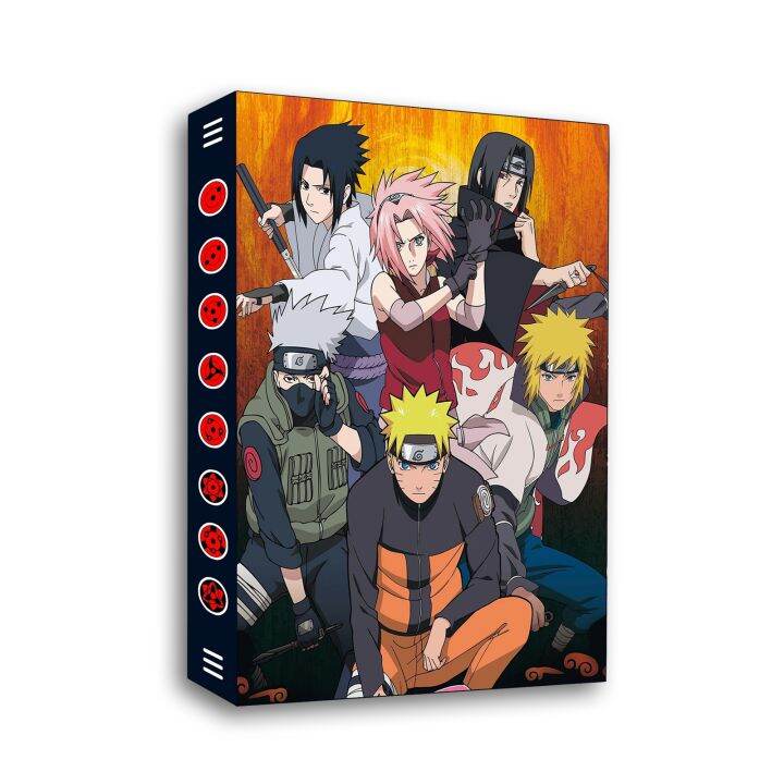 lz-bianyotang672-20-models-240pcs-cartoon-dragon-ball-card-book-demon-slayer-naruto-one-piece-anime-holder-binder-album-collection-card-toys-gift