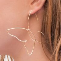 Delysia King Trendy Wedding Women Big Butterfly Earrings  Elegant Temperament Jewellery Gift Just You Yourself