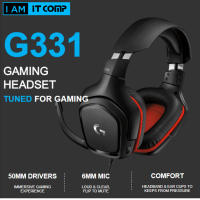 (G331) HEADSET (หูฟัง) LOGITECH GAMING GEAR 2.1 ได้ยินมากกว่า เล่นได้ดีกว่า ทนทาน สายยาว 2 เมตร (ประกัน 2 ปี) ของแท้