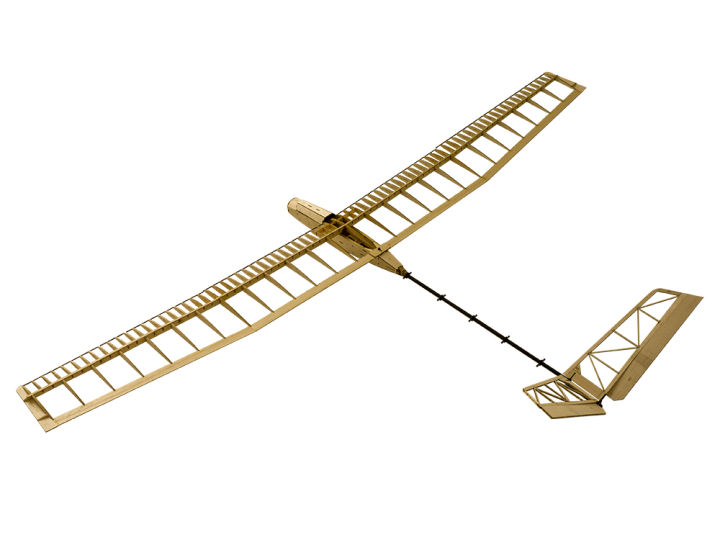 balsawood-เครื่องบินจำลองเลเซอร์ตัดเครื่องร่อนไฟฟ้า-uzi-1400มม-ชุดสร้างปีกเครื่องบินไม้โมเดลไม้