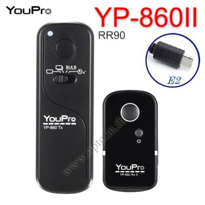 YP-860II YouPro RR-90 Wire/Wireless Remote 2.4GHz For Fuji X-E3 T100 T20 T2 X-A5 A3 รีโมทไร้สาย-ประกันร้าน (opto)
