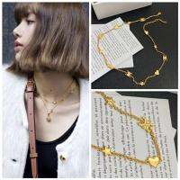 {Boutique พร้อมส่ง} B053 C สร้อยคอ ไม่ซีดจาง ลายโลโก้ Triumph Door-Necklace 42 ซม.-Korea 2022 สไตล์เรโทร หรูหรา แฟชั่น