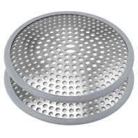 Shower Drain Hair Trap, Durable Stainless Steel and Silicone Hair Catcher Shower Drain Cover - Is Easy to Install &amp; Clean - Blocks Hair and Debris for Bathroom Shower Strainer