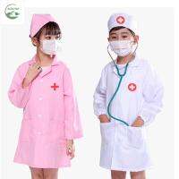 MZRTNZ ชุดฮาโลวีนเด็ก halloween costumes kids halloween หมอนสำหรับ ชุดคอสเพลย์หมอพยาบาล Nurse ผ้าผ้าทอ เสื้อคลุมเล่นเกม น่ารักน่ารักๆ เครื่องแบบสำหรับเด็ก ประสิทธิภาพการทำงานของ