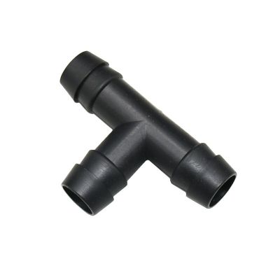 1/2" Hose Tee 16mm Hose Water Splitter T Type Connector Waterer Tee Barb Connector 8Pcs Watering Systems Garden Hoses