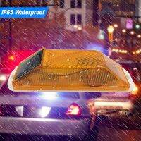 【CW】™  Car Strobe Warning Lamp Chip Rechargeable Night Driving Traffic Safety Caution Accessories