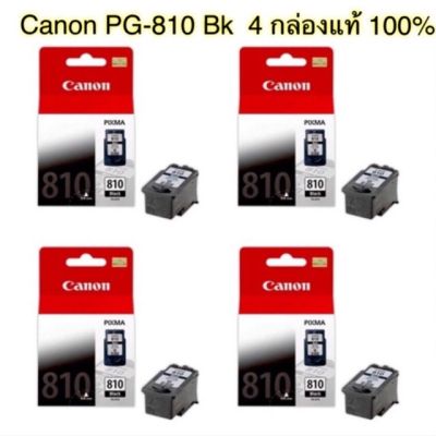 canon หมึกพิมพ์ Inkjet รุ่น PG 810 Bk จำนวน 4 กล่อง