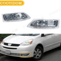 แถบประกอบไฟหน้ารถกันชนหน้าไฟตัดหมอกรถยนต์สำหรับ TOYOTA SIENNA 2004 2005 81220-AE010 81210-AE010แต่งรถ