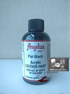 Angelus Acrylic Leather Paint 1oz Flat Black ( 2-Pack) Damaged