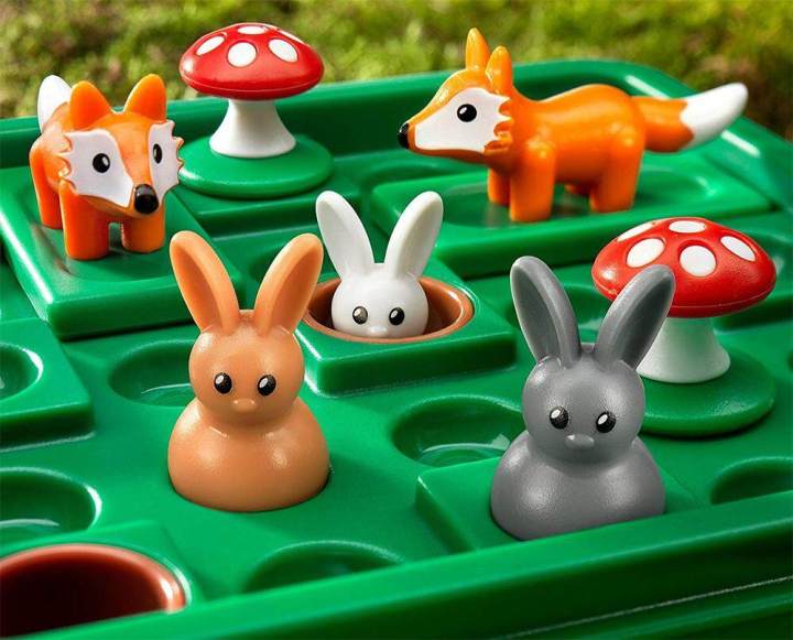 เกมสมาร์ทกระโดดกระต่ายเกมกระดาน-run-กระต่าย60ความท้าทาย-solution-family-interactive-เกมฝึกอบรม-iq-ของเล่น826