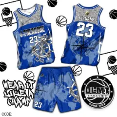 NBA x ONE PIECE - RORONOA ZORO - ANIME CODE DLMT018 FULL SUBLIMATION JERSEY  (FREE CHANGE TEAM NAME, SURNAME & NUMBER)