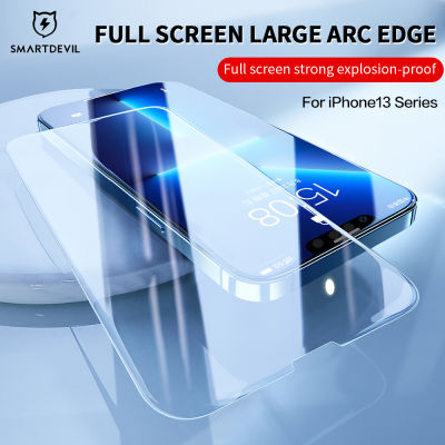 SmartDevil Screen Protector iPhone 14 Pro max iPhone 14 Pro 14 Plus 14 iPhone 13 Pro max 13 Pro 13 12 Pro max Full หน้าจอ HD Bluelight ฟิล์มกระจกนิรภัยป้องกันลายนิ้วมือป้องกันการร