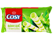 Bánh quế vị kem lá dứa kem cam kem dâu kem sô cô la Cosy gói 135g